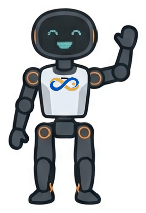 K1 robot waving hello